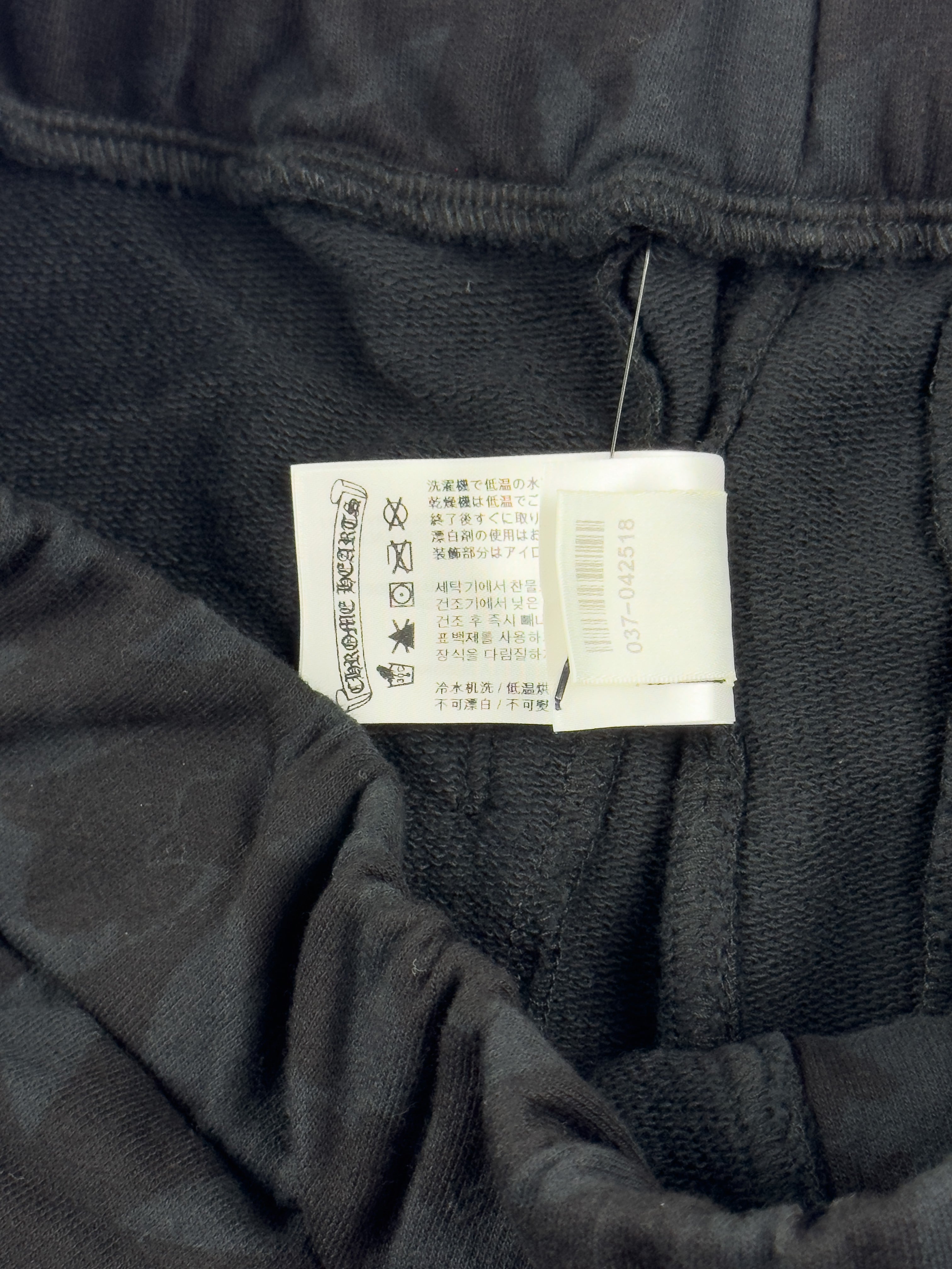 Black Allover Cemetery Shorts