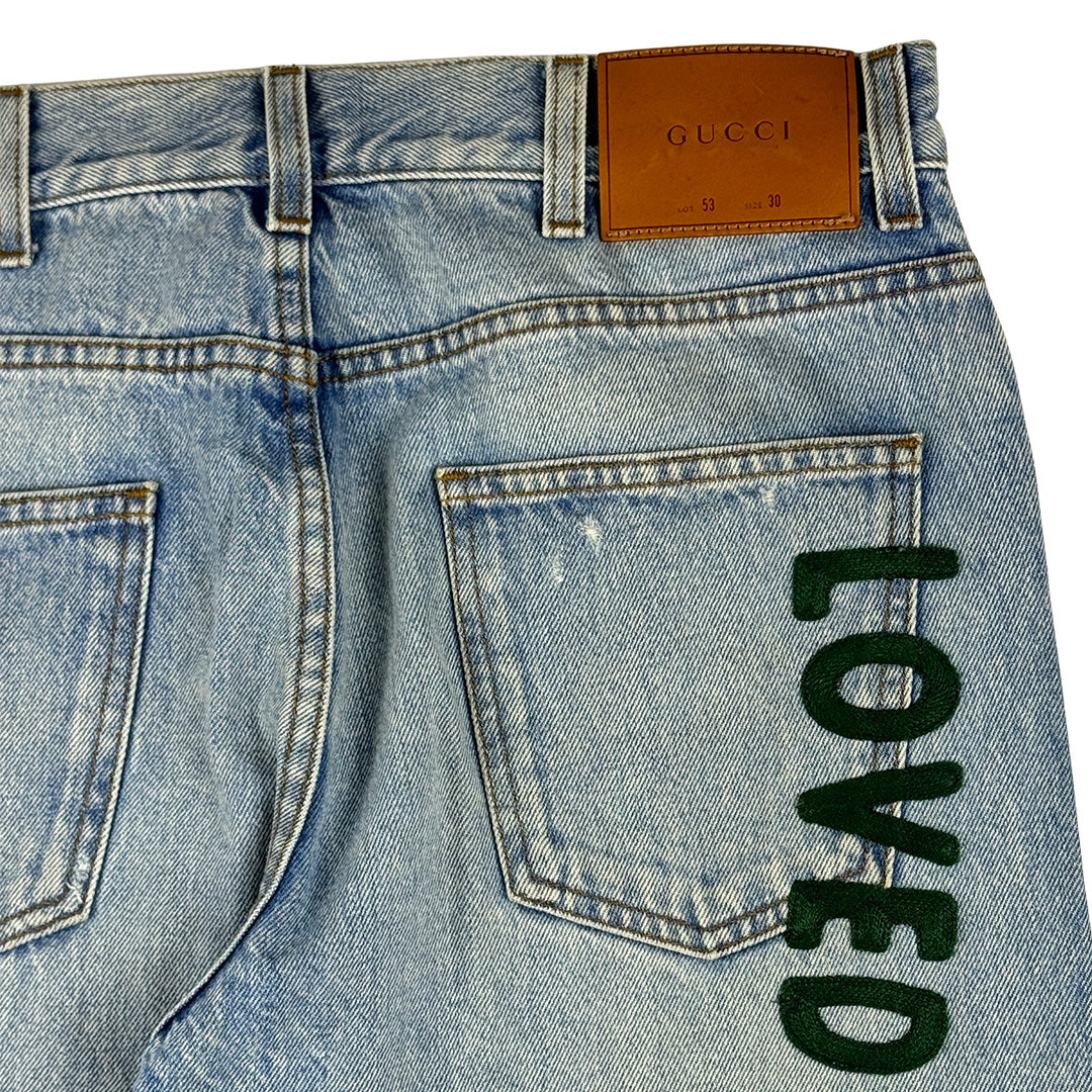 LOVED Embroidery Denim