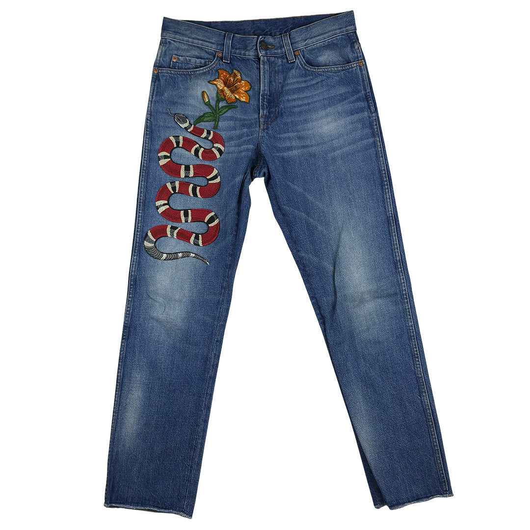 Snake Patch Jeans