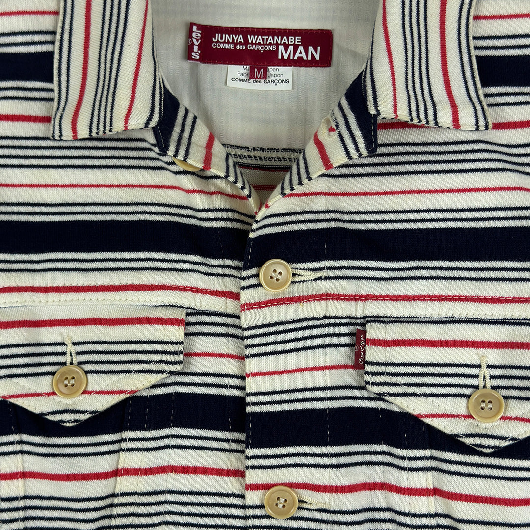 Striped Knit Trucker