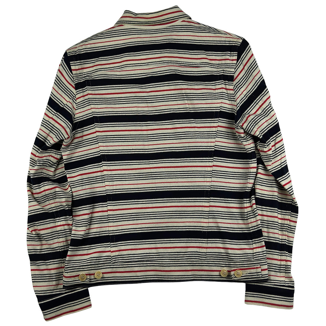 Striped Knit Trucker