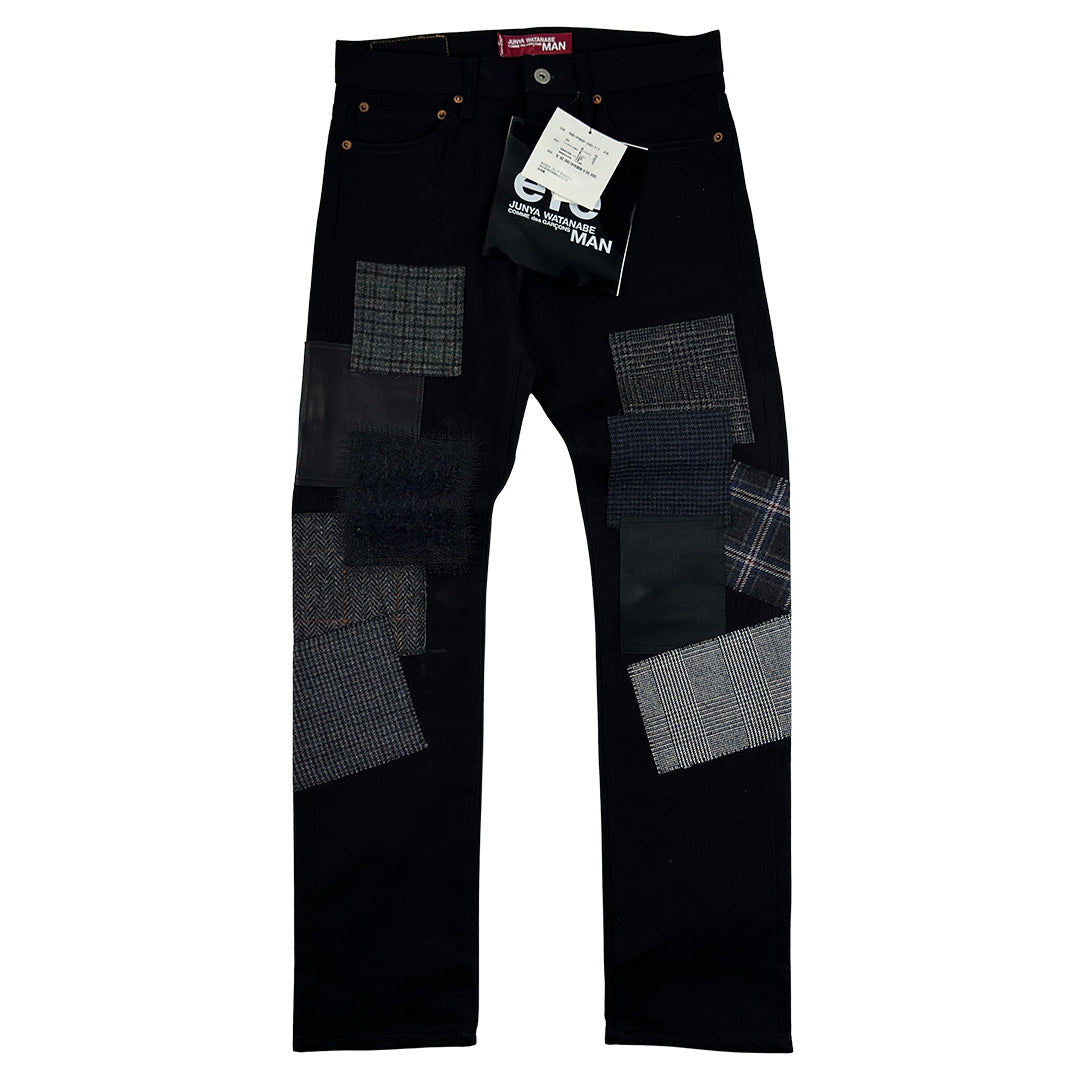 Levis Dark Patches Black Denim