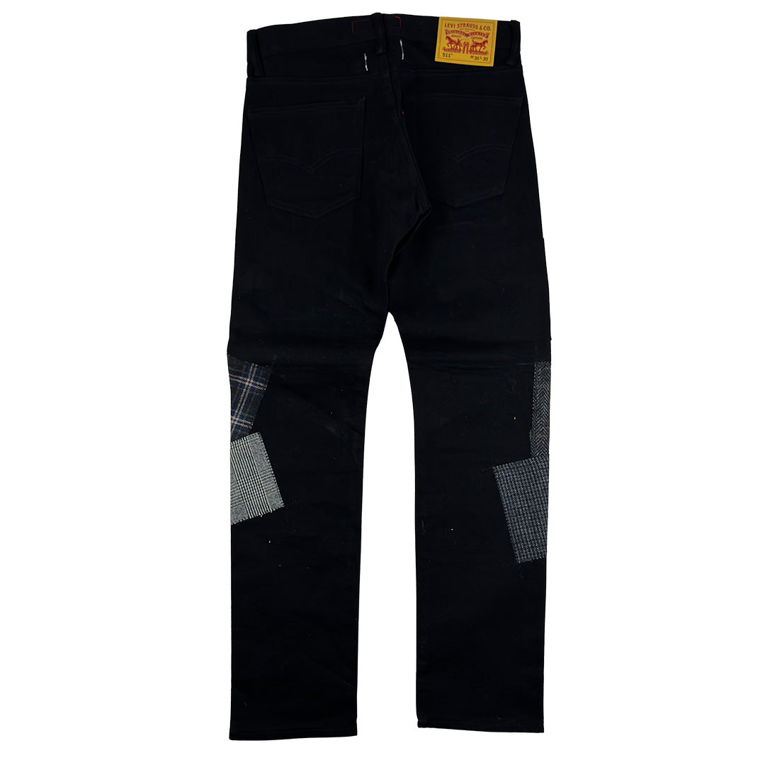 Levis Dark Patches Black Denim