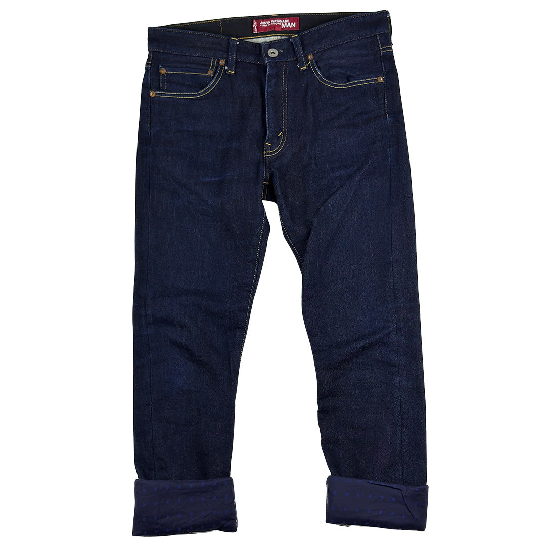 Lined and Cuff Jeans