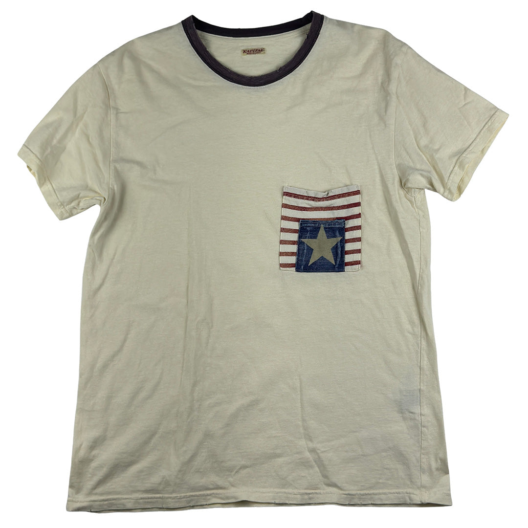 Red, White, and Blue Double Pocket tee