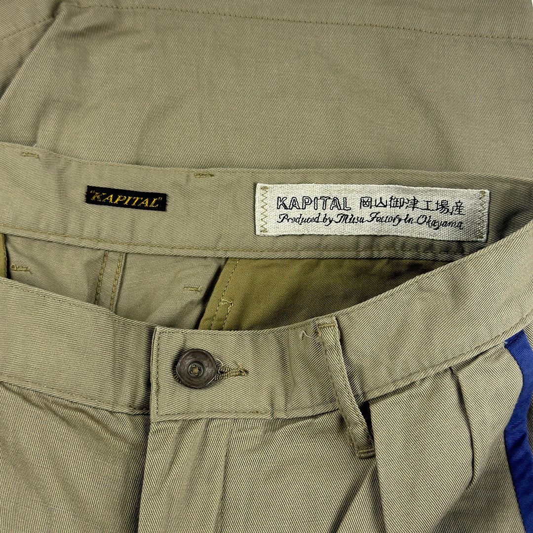 Pleated Patch Khakis