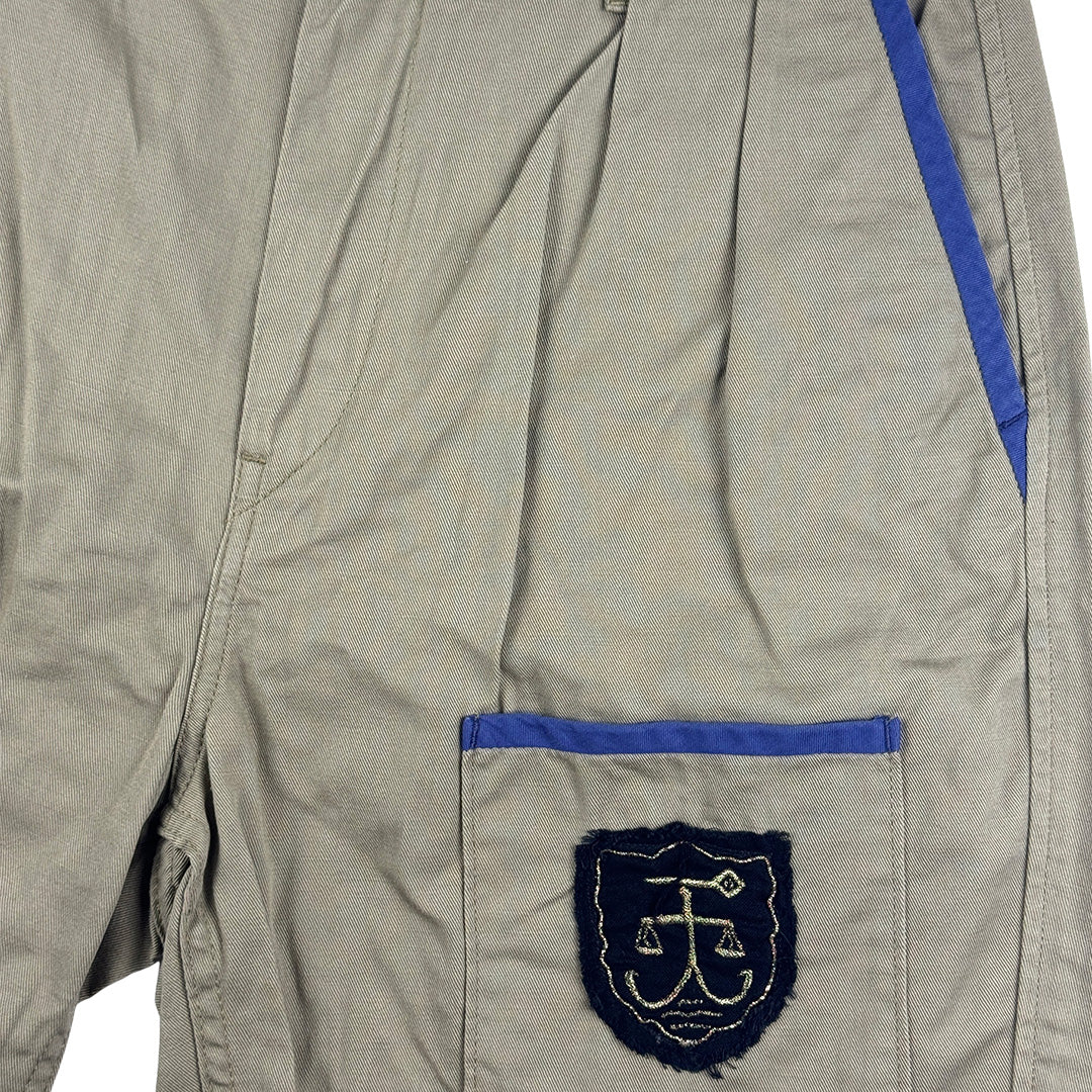 Pleated Patch Khakis