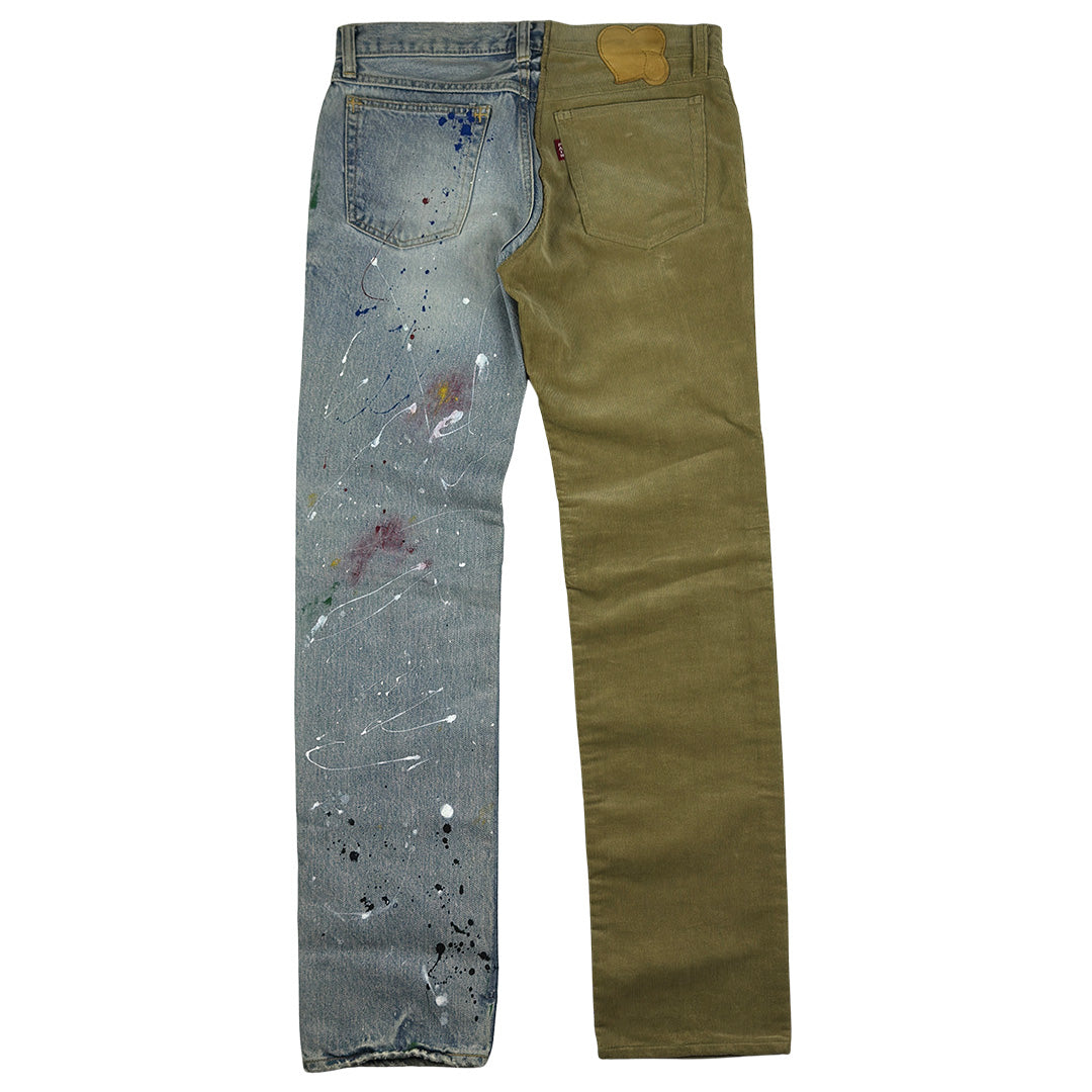 Split Painter Corduroy Jeans