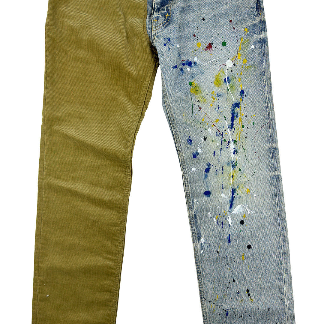 Split Painter Corduroy Jeans