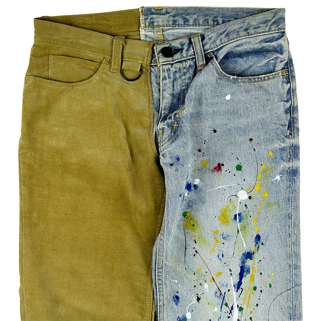 Split Painter Corduroy Jeans