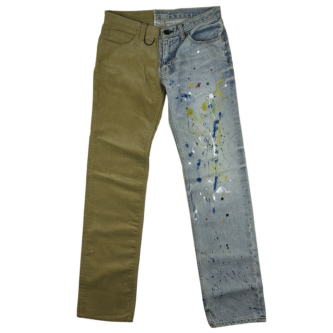 Split Painter Corduroy Jeans