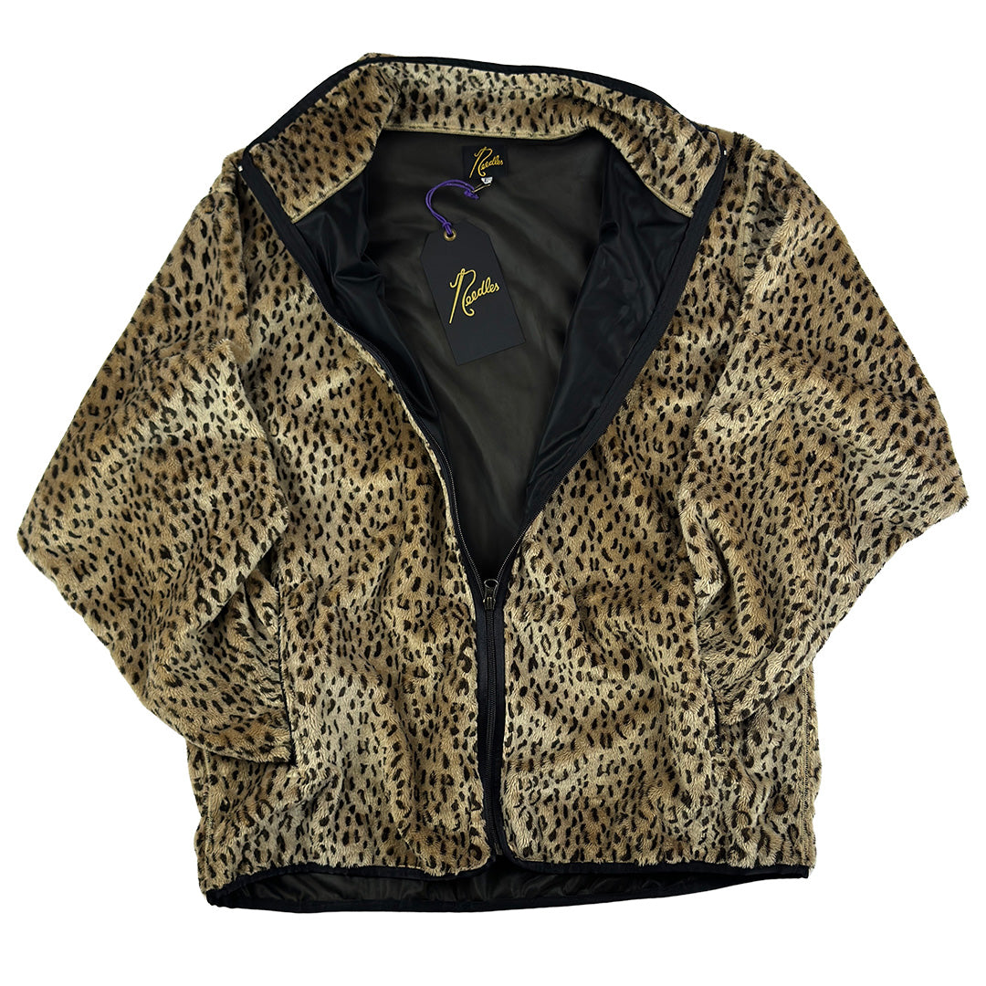 Cheetah Full Zip Fleece Piping Jacket