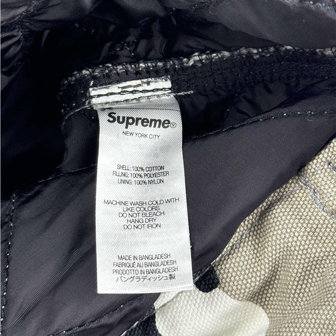 Quilted Snow Camo Work Jacket