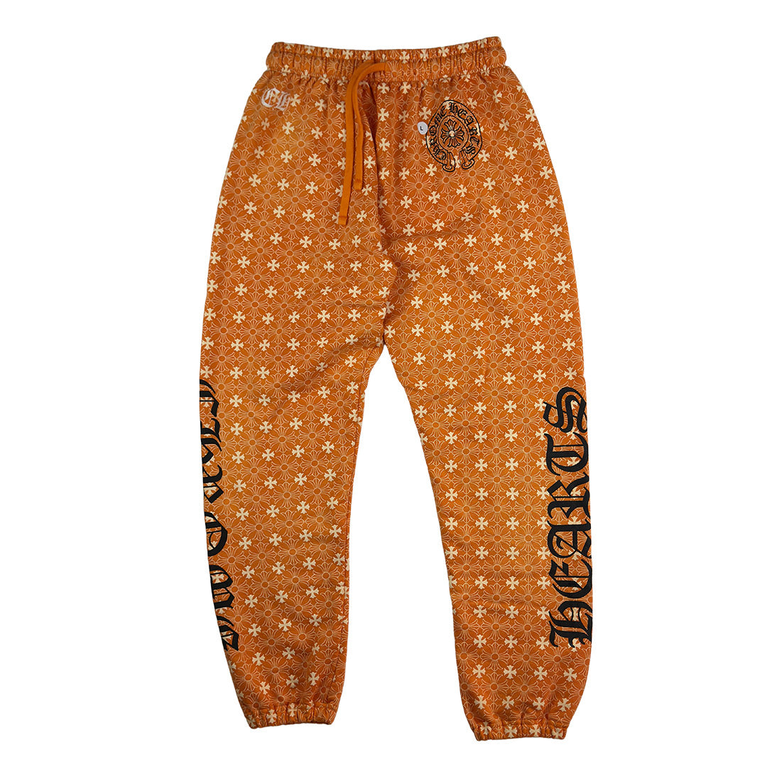 Orange Monogram Sweatpants